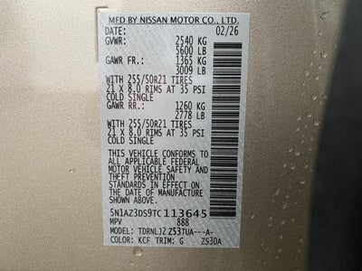 2026 Nissan Murano Platinum