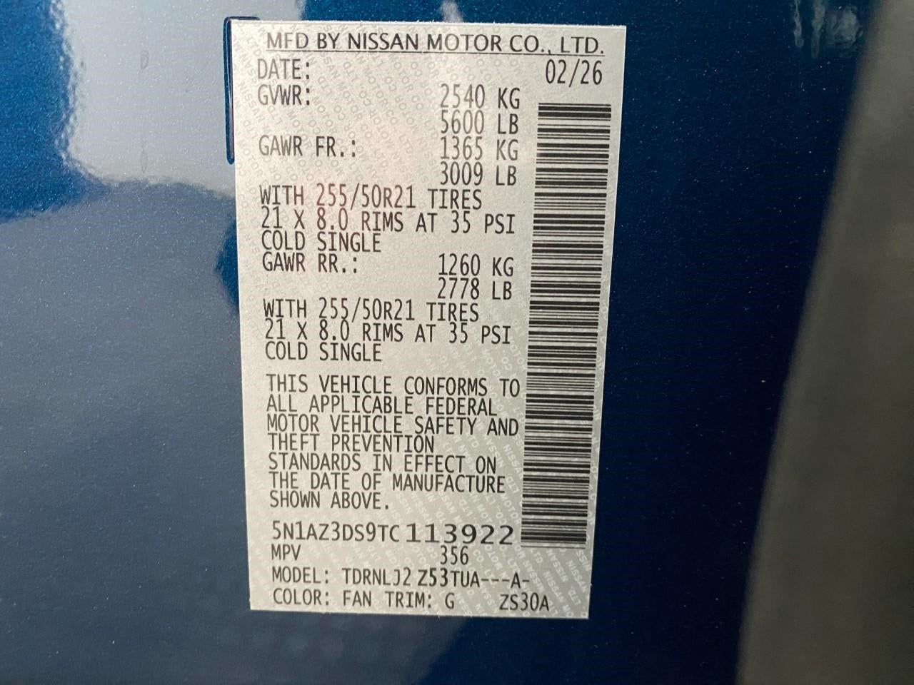 2026 Nissan Murano Platinum