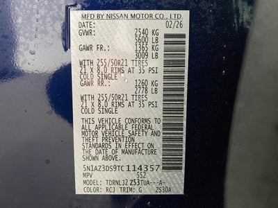 2026 Nissan Murano Platinum