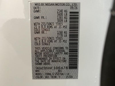2027 Nissan Murano Platinum