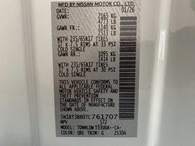 2026 Nissan Rogue Rock Creek®