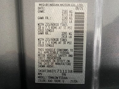 2026 Nissan Rogue SV