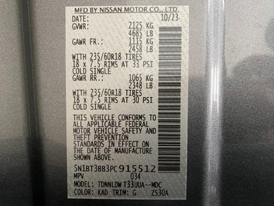 2023 Nissan Rogue SV