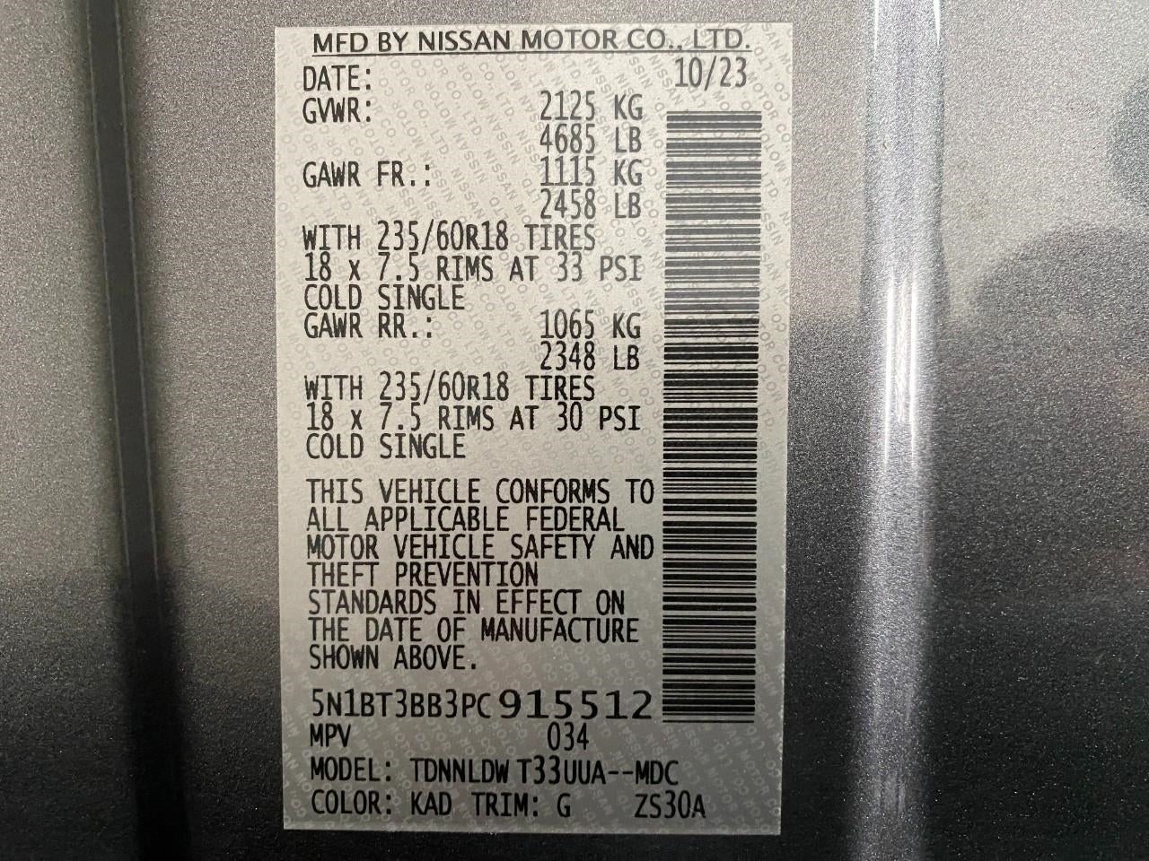 2023 Nissan Rogue SV