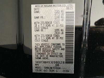 2026 Nissan Rogue AWD SV