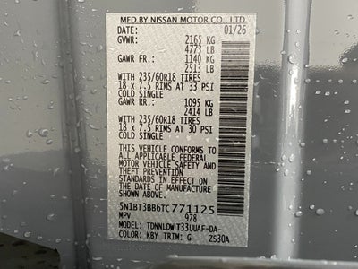 2026 Nissan Rogue SV