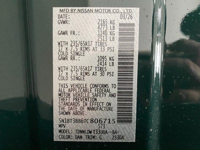 2026 Nissan Rogue Rock Creek®