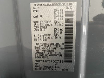 2026 Nissan Rogue SV