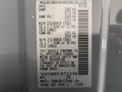 2026 Nissan Rogue SV