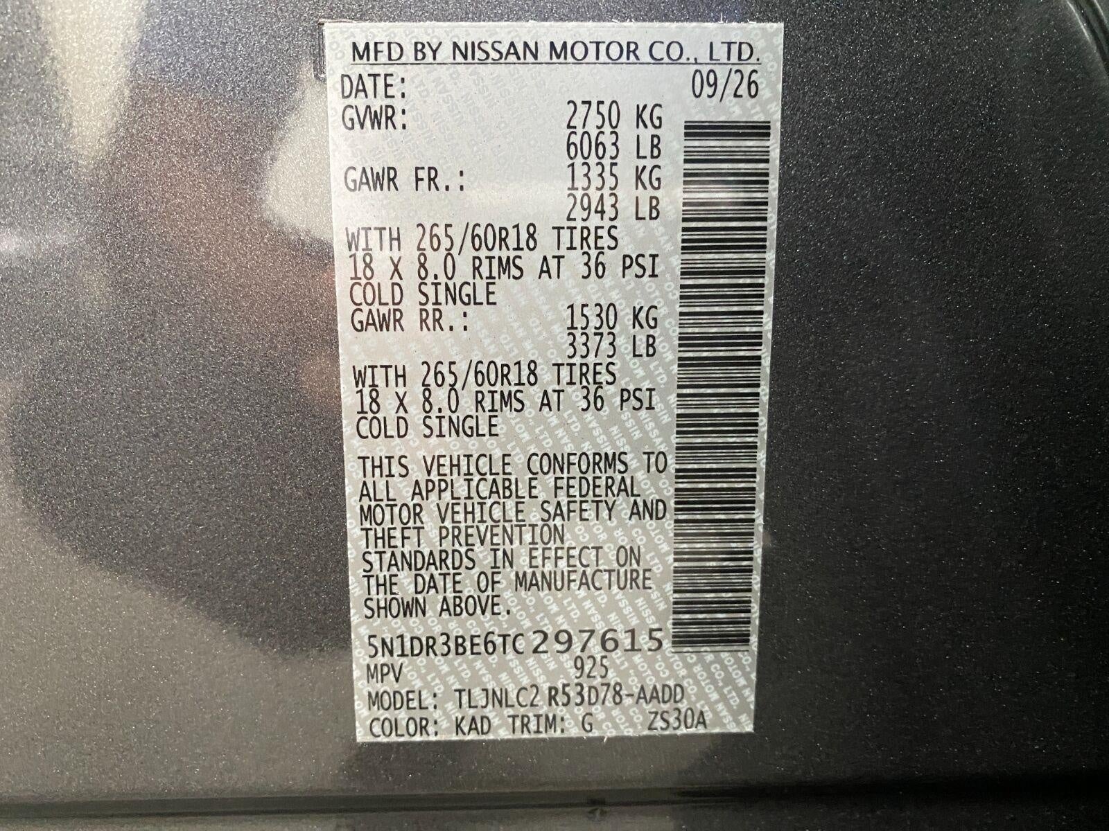 2026 Nissan Pathfinder SV 4WD