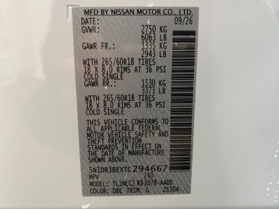2026 Nissan Pathfinder Rock Creek®