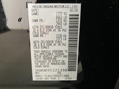 2026 Nissan Pathfinder Rock Creek®