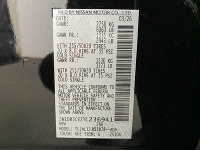 2026 Nissan Pathfinder SL
