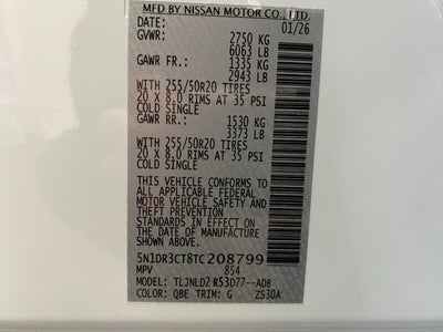 2026 Nissan Pathfinder SL 4WD