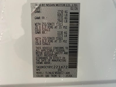 2026 Nissan Pathfinder SL