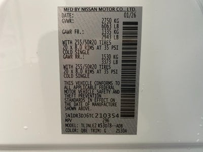 2026 Nissan Pathfinder Platinum