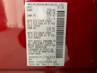 2026 Nissan Pathfinder Platinum