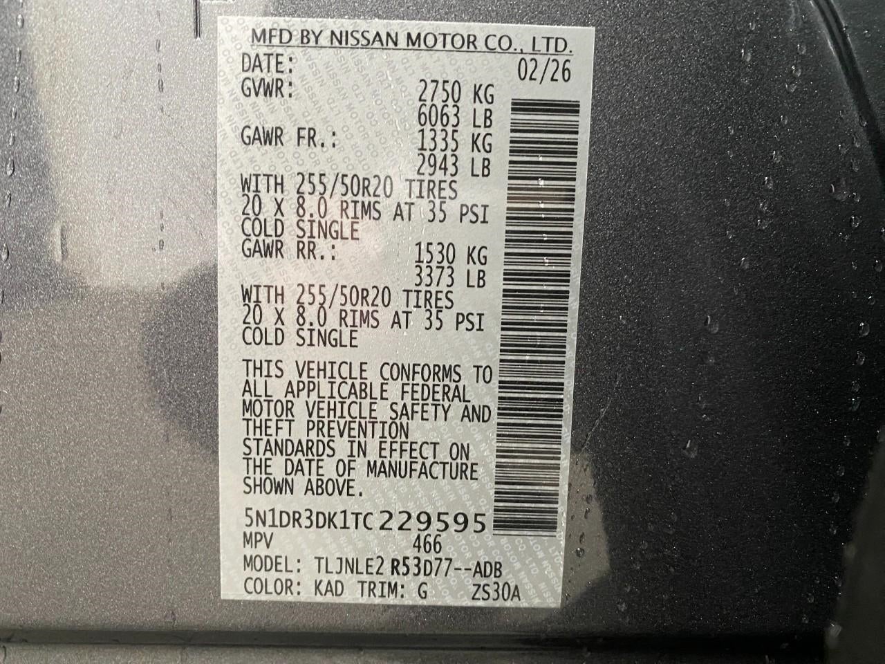 2026 Nissan Pathfinder Platinum