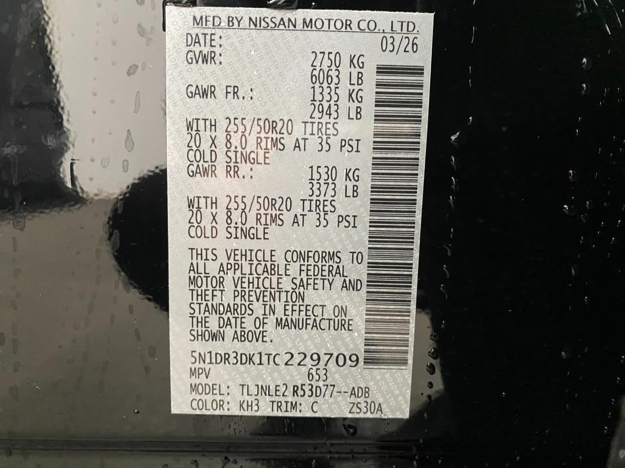 2026 Nissan Pathfinder Platinum