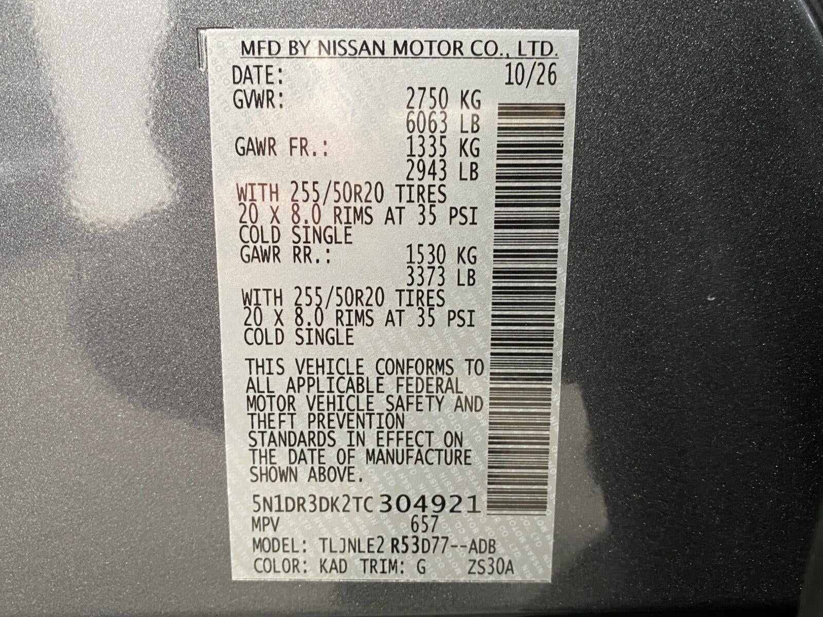 2026 Nissan Pathfinder Platinum