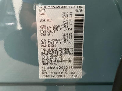 2026 Nissan Pathfinder Platinum