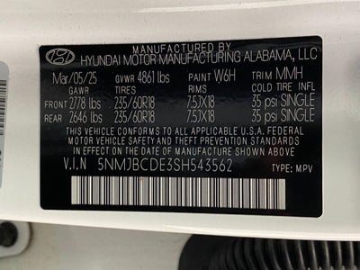 2025 Hyundai Tucson SEL AWD