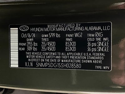 2025 Hyundai Santa Fe Hybrid Calligraphy AWD
