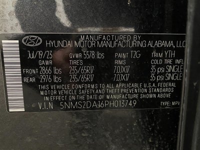 2023 Hyundai Santa Fe Hybrid Blue AWD