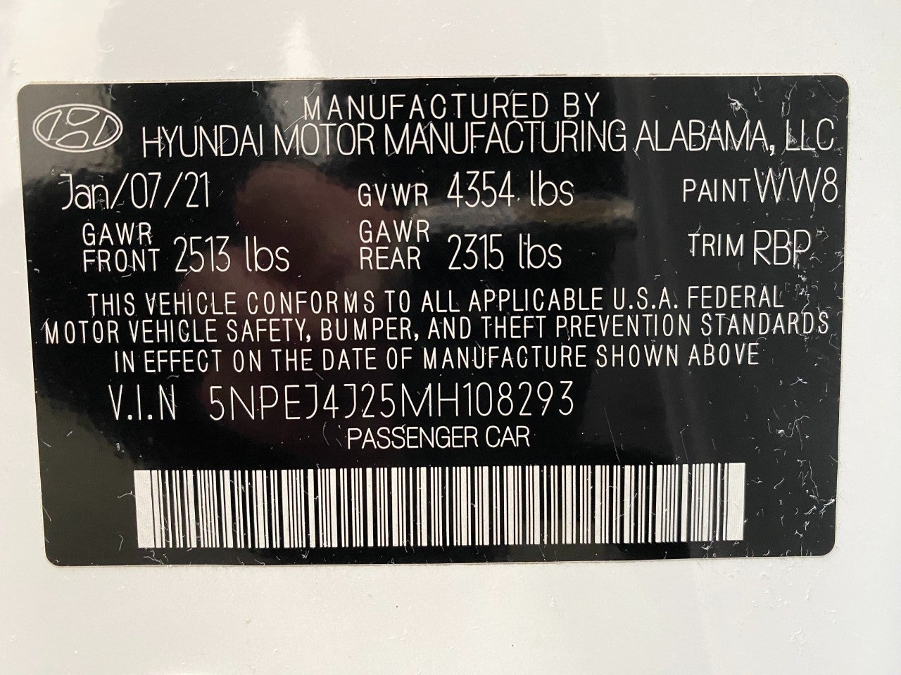 2021 Hyundai Sonata SEL Plus 1.6T