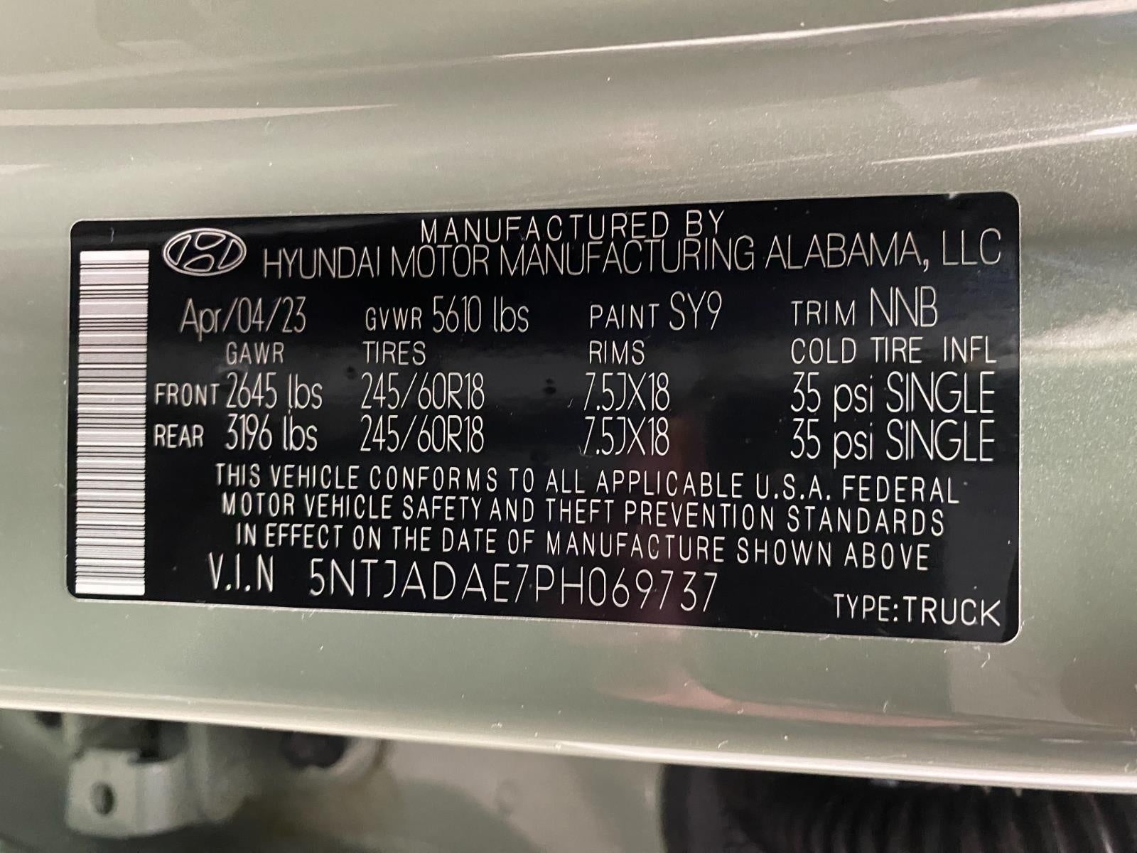 2023 Hyundai Santa Cruz SE AWD