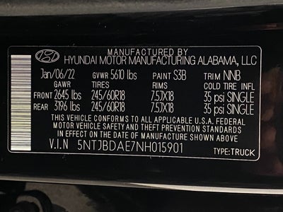2022 Hyundai Santa Cruz SEL AWD