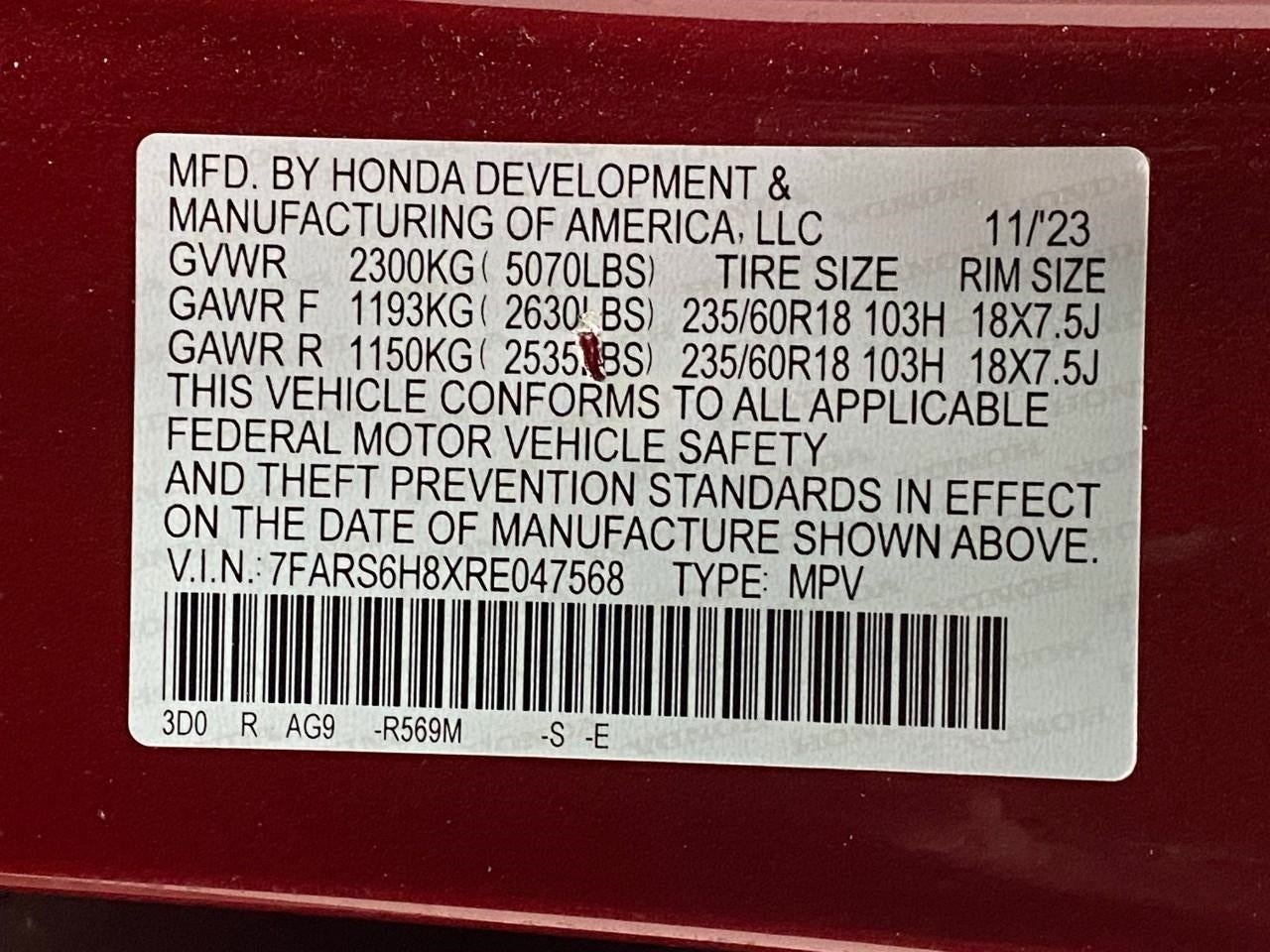 2024 Honda CR-V Hybrid Sport-L AWD