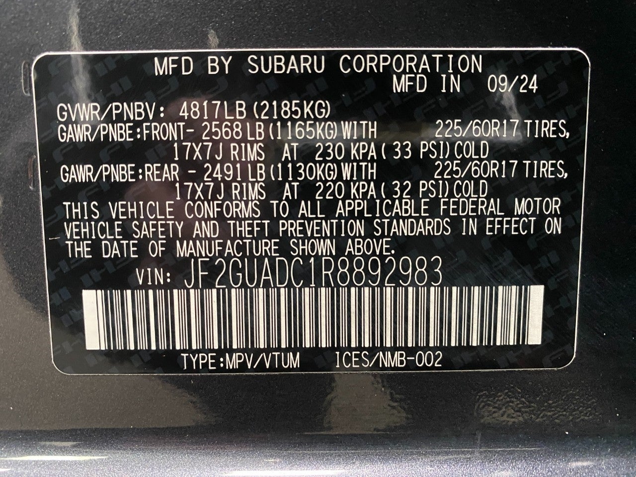 2024 Subaru Crosstrek Premium AWD