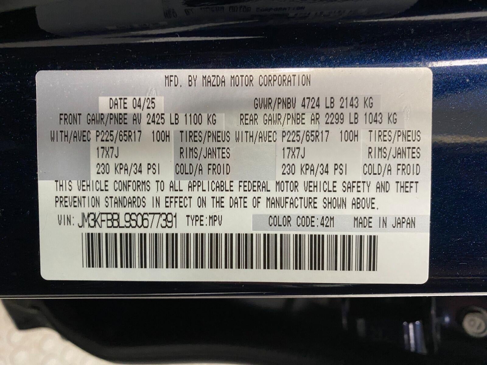 2025 Mazda Mazda CX-5 2.5 S Select Package AWD