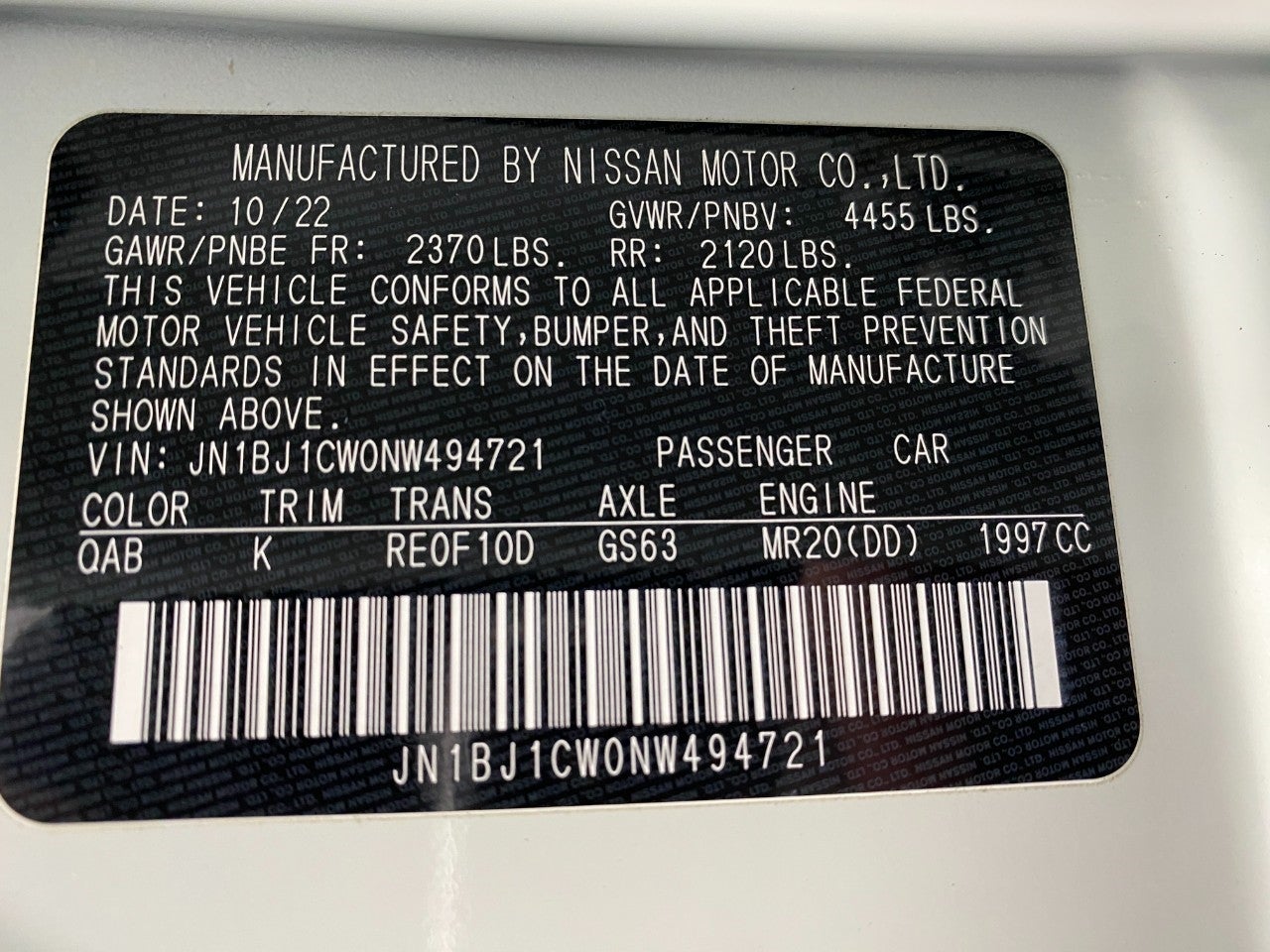 2022 Nissan Rogue Sport SL