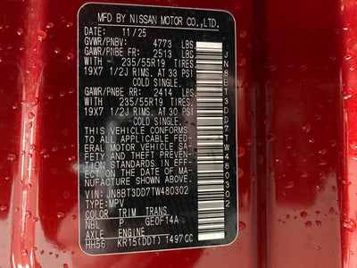 2026 Nissan Rogue Platinum