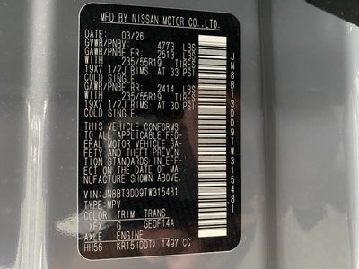2026 Nissan Rogue Platinum
