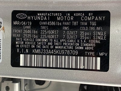 2019 Hyundai Tucson Value FWD