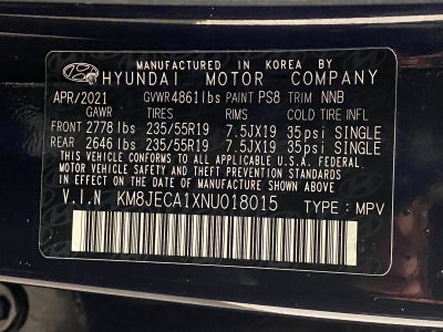 2022 Hyundai Tucson Hybrid Limited AWD
