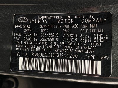 2024 Hyundai Tucson Hybrid Limited AWD