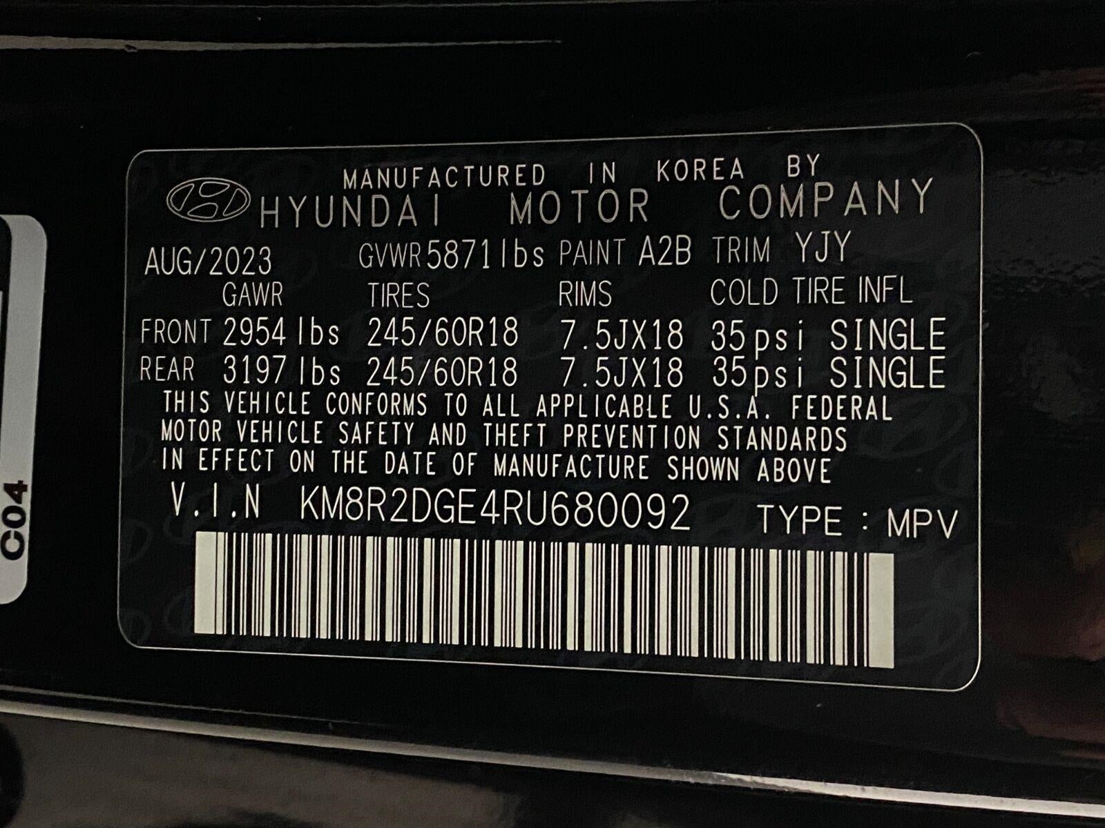 2024 Hyundai Palisade SEL 7P AWD