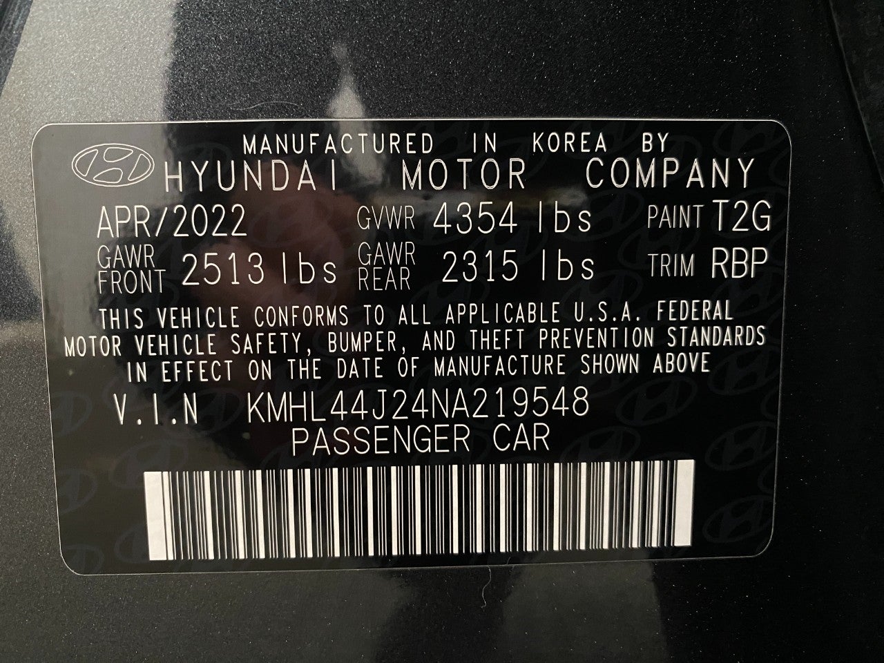 2022 Hyundai Sonata SEL Plus 1.6T