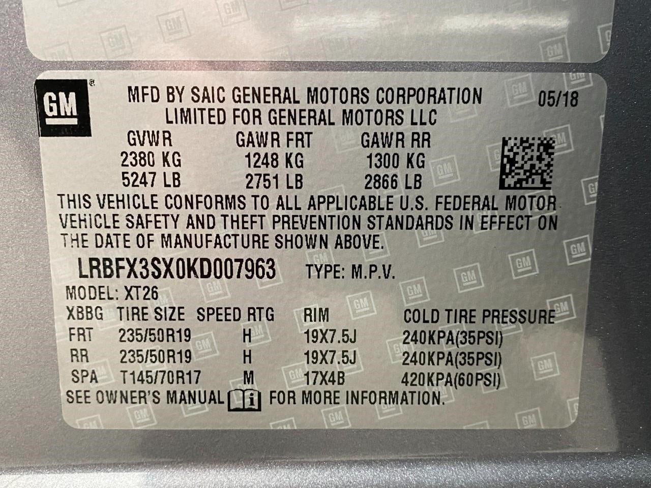 2019 Buick Envision AWD 4dr Premium