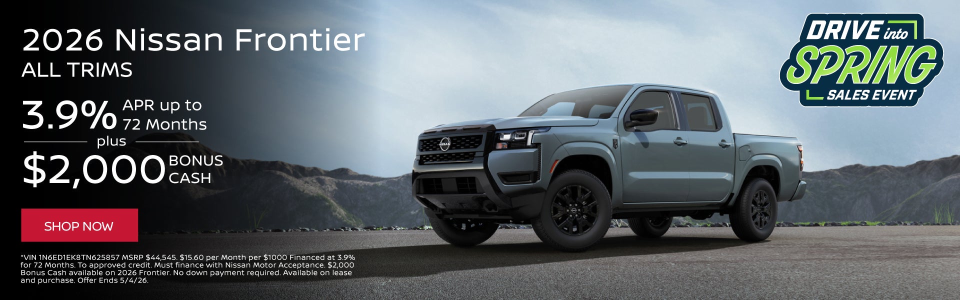 2026 Nissan Frontier